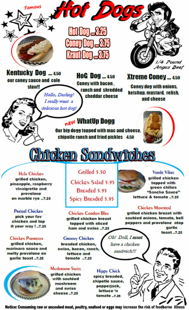 Hot Dogs & Chicken Sandwiches